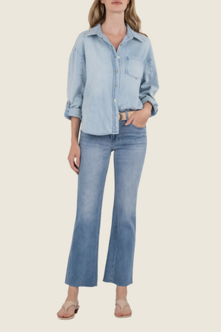 Kelsey High Rise Ankle Flare