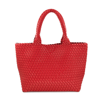 Woven Tote Matching Pouch