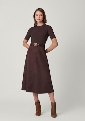 Mimi Suede Knit Dress