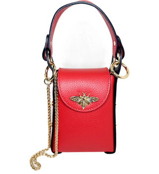 Bee Mini Leather Handbag