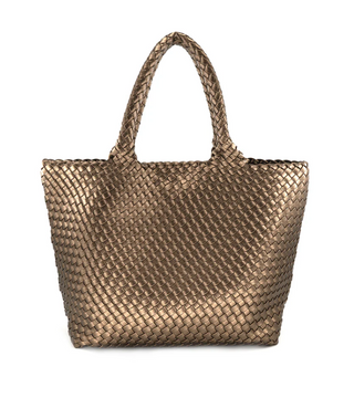 Woven Tote Matching Pouch