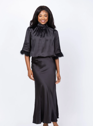 Edie Charmeuse Skirt