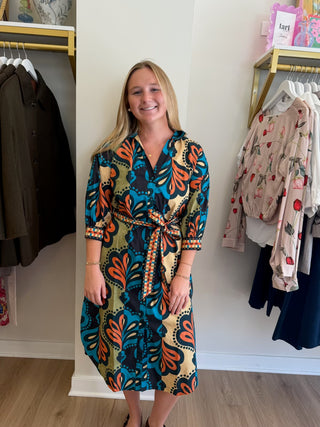 Olivia Midi Shirt Dress