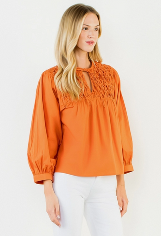 Tiff Smocked Top