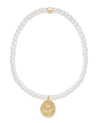 Classic Pearl 3mm Bracelet - Inspire Love Charm