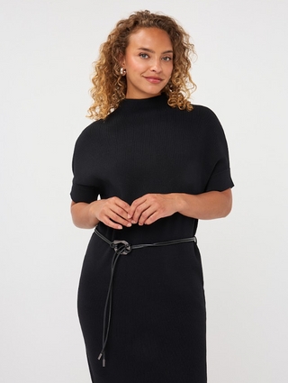 Knit Midi Dress, Belt