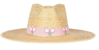 Pink Tennis Racket Palm Hat