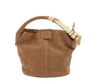 Mini Suede Bag - Scarf