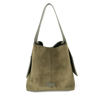Large Suede Hobo Bag