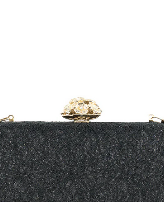 Lace Evening Bag, Flower Clasp
