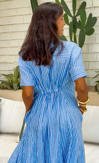 Verity Printed Linen Dress