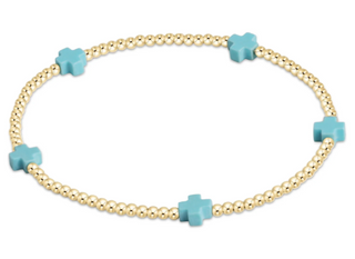 Signature Cross Small 2mm Bracelet