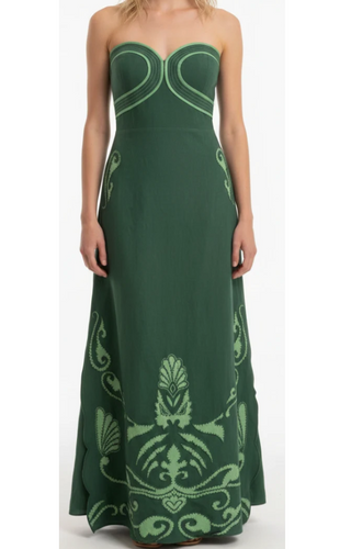 Hayden Strapless Midi Dress