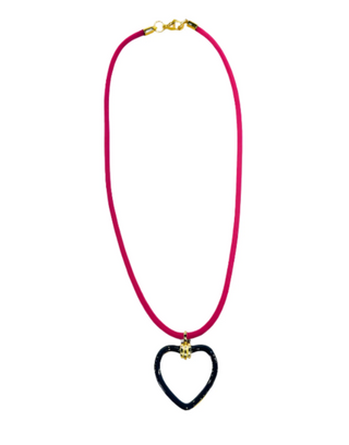 Heart on String Necklace