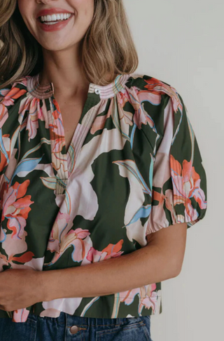 Henley Solid Top