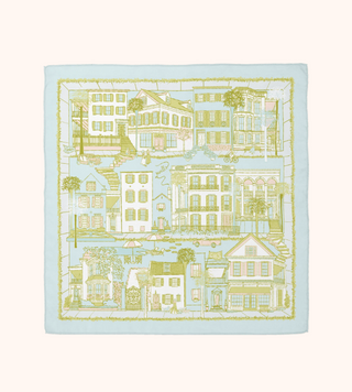 100% Silk Square Scarf 26 x 26