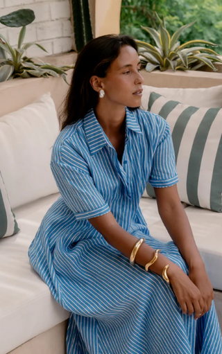 Verity Printed Linen Dress