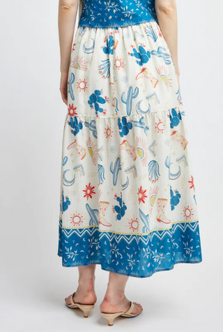 Rain Front Slit Skirt