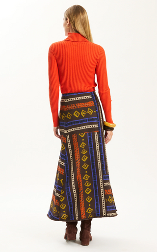 Val Rails Stripe Skirt