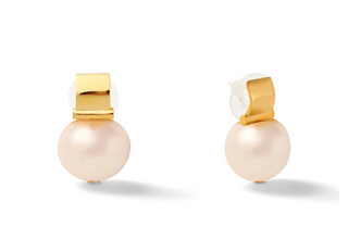 Elegant Statement Pebble Post Earrings