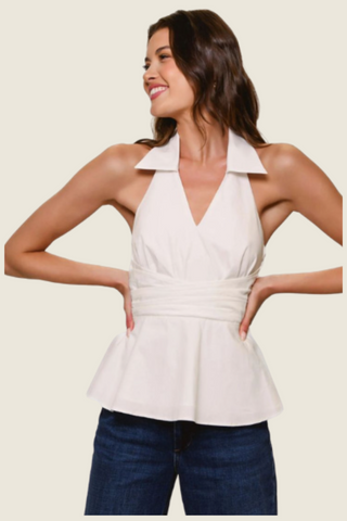 Colbie Halter Twist Top