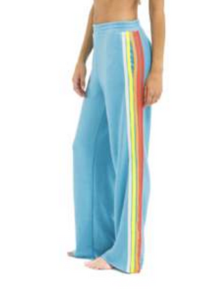 5-Stripe Wide Leg Pocket Sweatpant