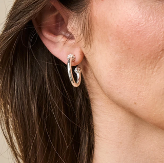 Berry Slice Small Hoop Earrings