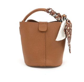 Medium Bucket Bag with Scarf
