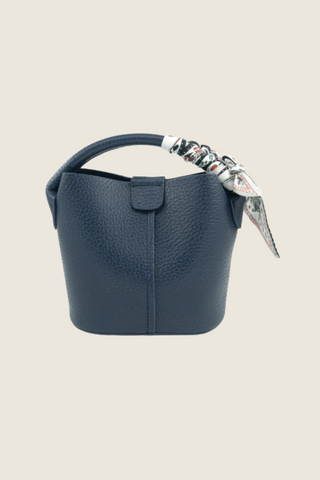 Mini Bucket Bag w/ Scarf
