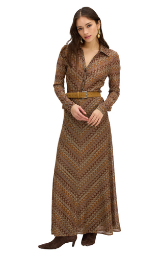 Olive Zig Zag Skirt