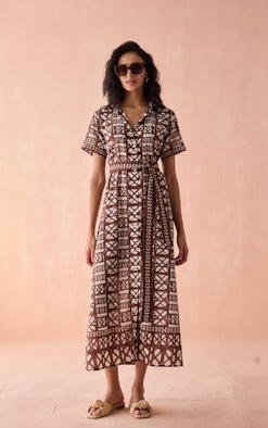 Amira Maxi Shirtdress