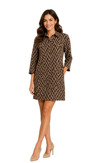 Kat Knit Twill Dress