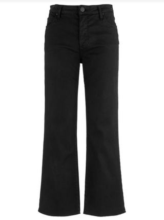 Kelsey High Rise Ankle Flare Raw Hem