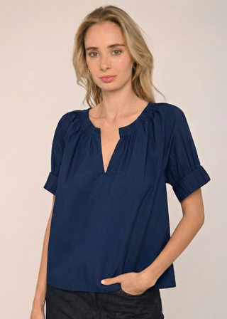 Dawson Split Neck Blouse