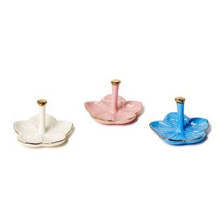 Ceramic Flower Ring Holder