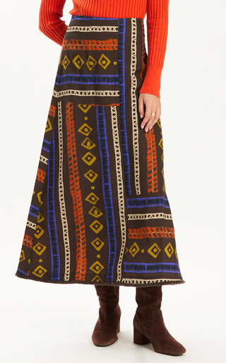Val Rails Stripe Skirt