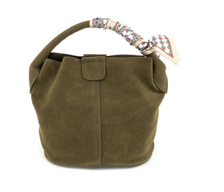 Mini Suede Bag - Scarf