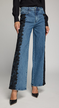 Georgia Lace Combo Jeans