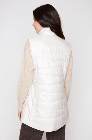 Luxe Quilted Long Vest