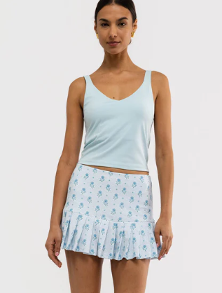 Ruth Pleated Hem Skort