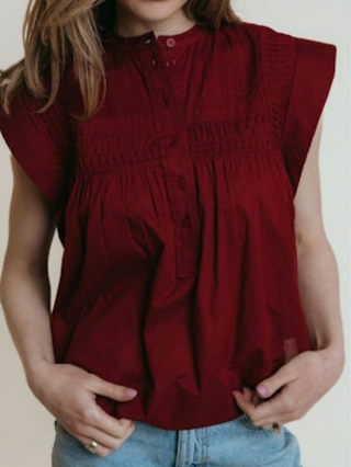 Becca Smocked Blouse