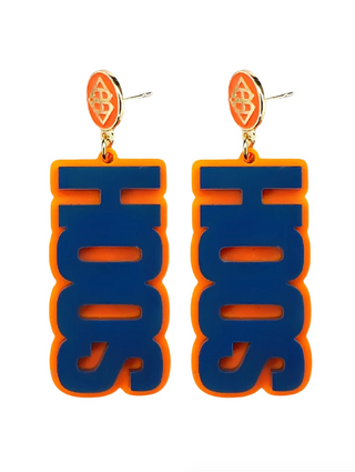 UVA Statement HOOS Earrings