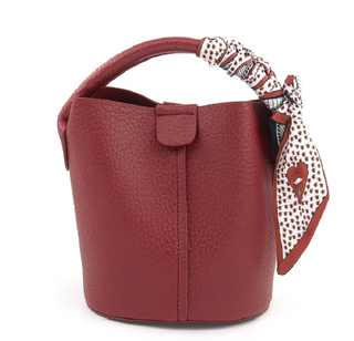 Medium Bucket Bag with Scarf