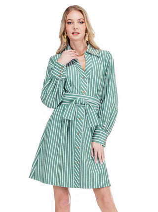 Tie-Waist Shirtdress