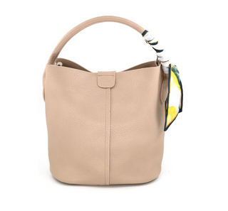 Medium Bucket Bag with Scarf