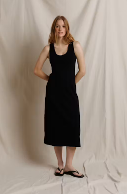 Edith Heavy Rib U Neck Dress