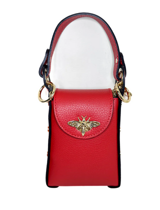Bee Mini Leather Handbag