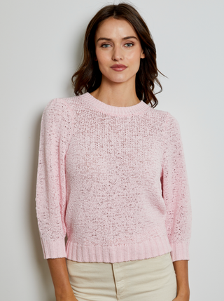 Elbow Puff 3/4 Sleeve Sweater