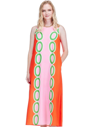 Column Links Midi Dress