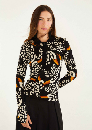 Tucanissimo Polo Knit Top